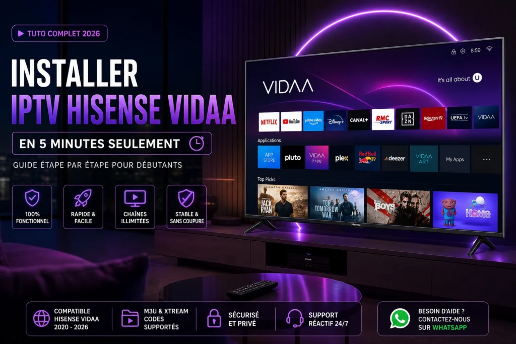 installer iptv hisense vidaa