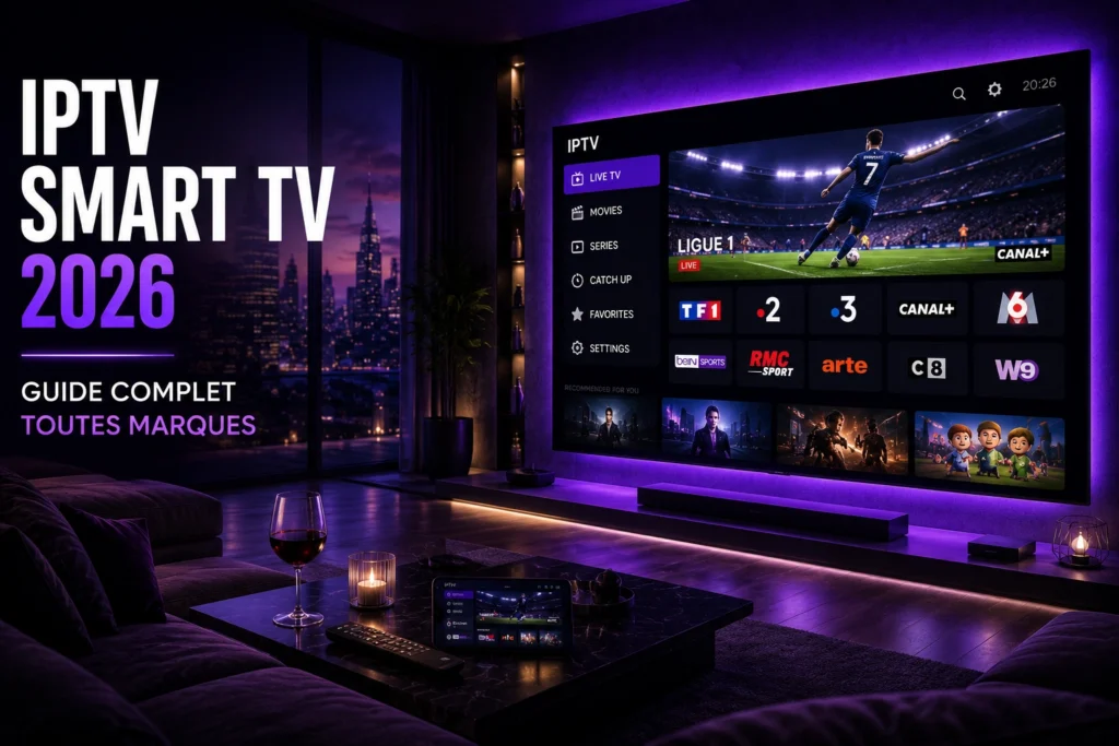 IPTV Smart TV - Guide Complet Toutes Marques 2026