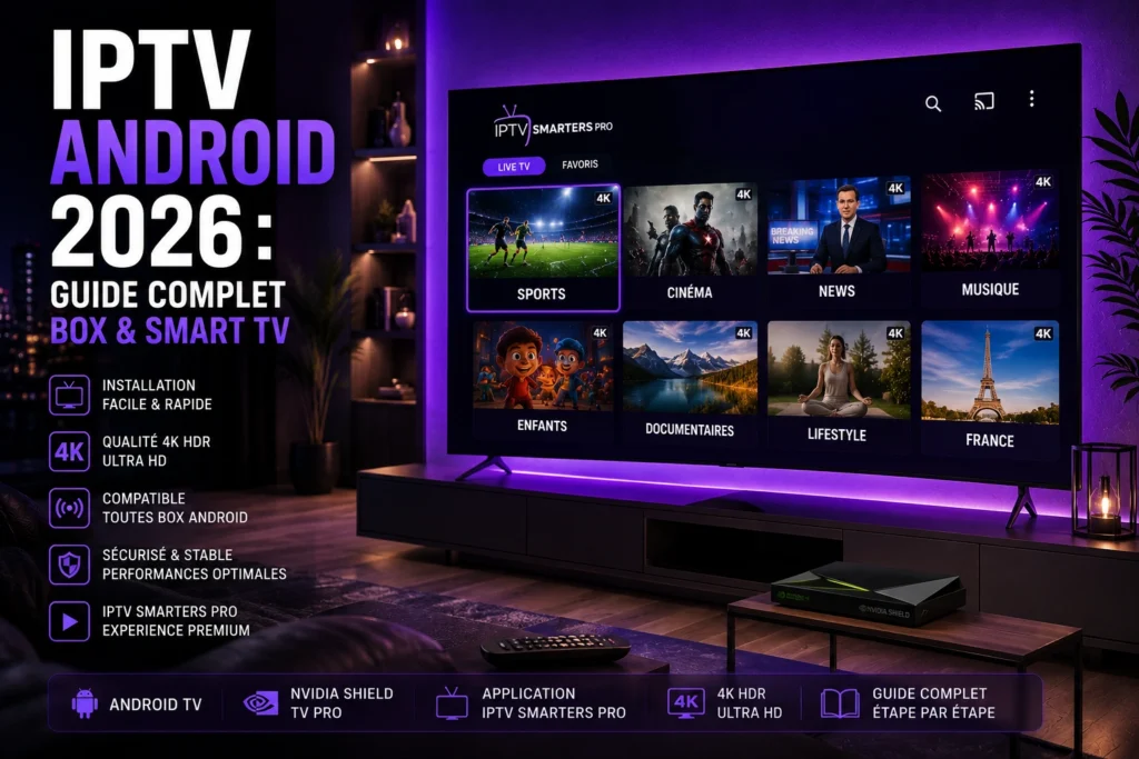 IPTV Android 2026 : Guide Complet Box & Smart TV
