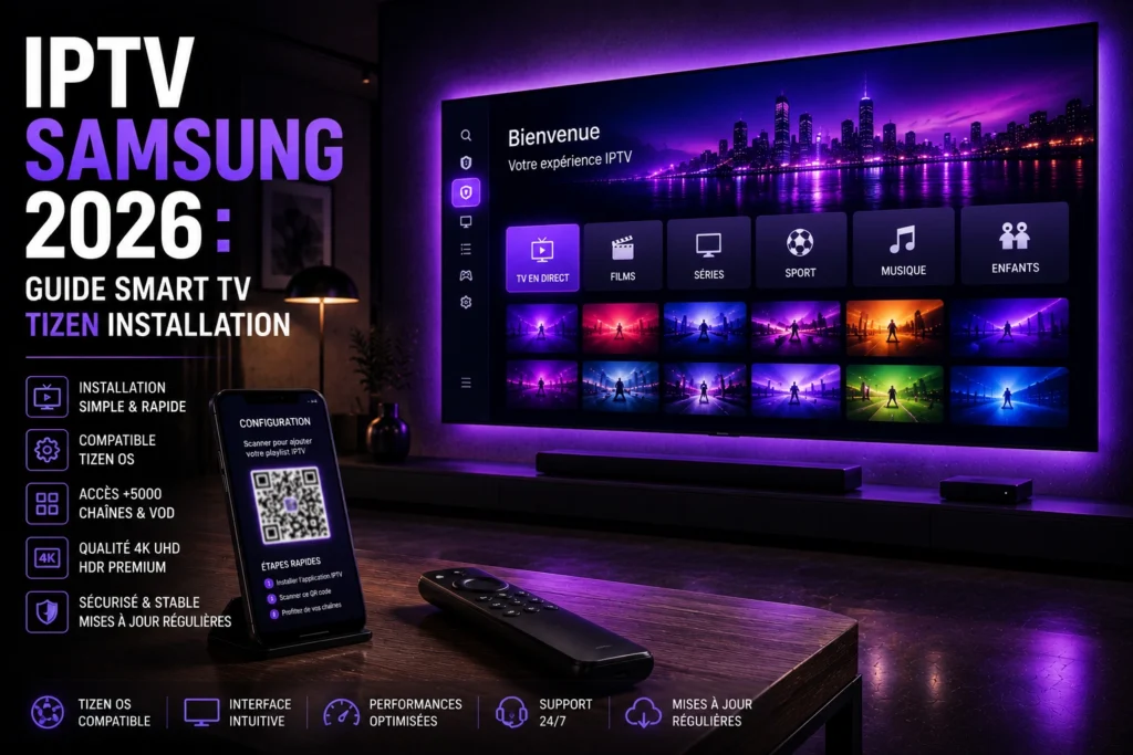 IPTV Samsung 2026 guide installation Smart TV Tizen IPTV Samsung