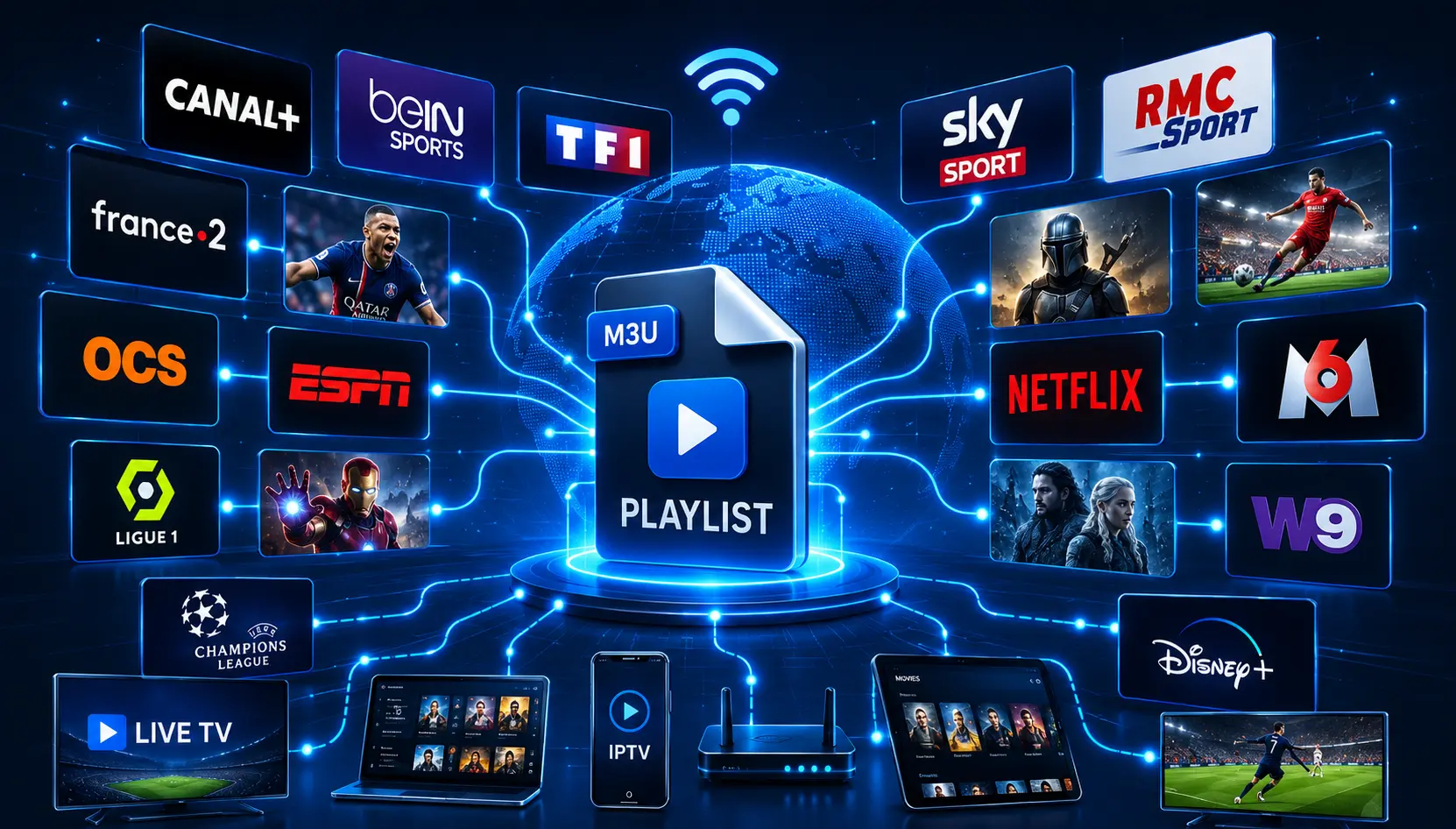 Fichier M3U IPTV : guide d'utilisation
