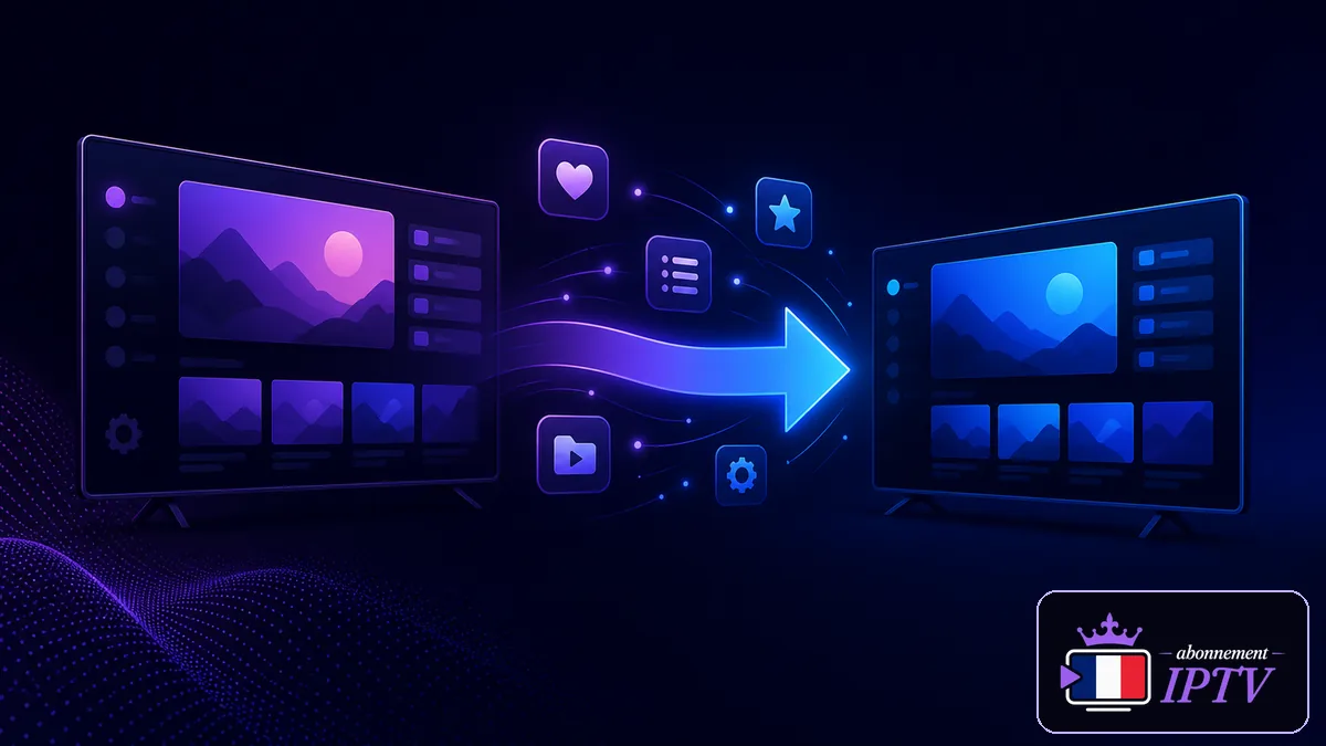Migration entre deux lecteurs IPTV