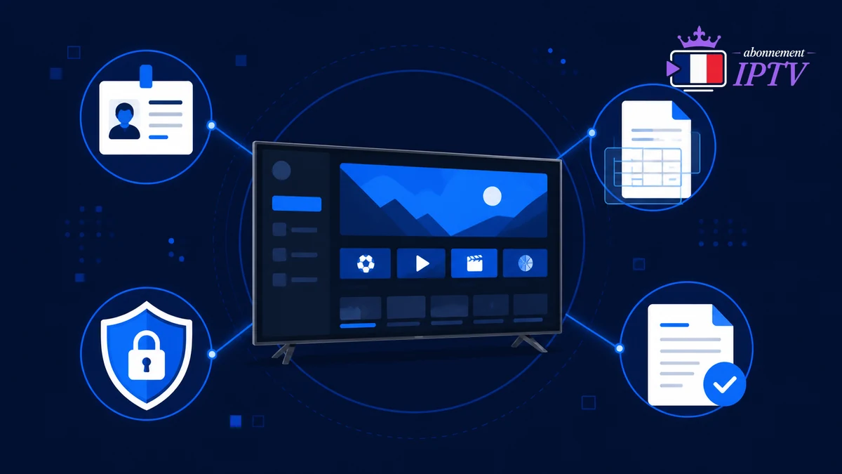 IPTV France : les obligations légales du fournisseur Fournisseur IPTV France avec identité, facture, confidentialité et recours client