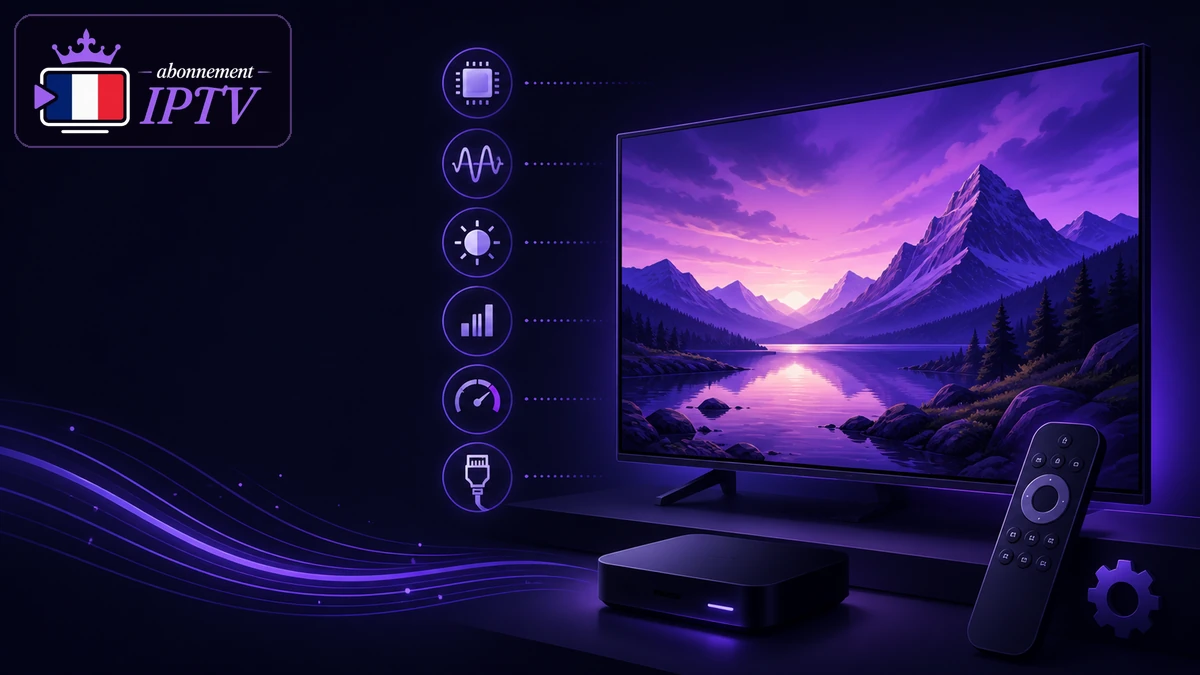 Réglages lecteur IPTV pour obtenir une image 4K fluide sur téléviseur et boîtier